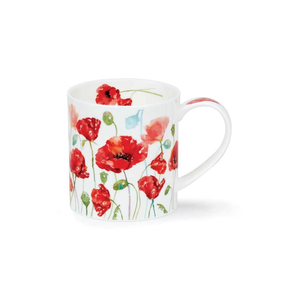 كوب بنقشة أزهار شقائق النعمان، أوركني، دونون