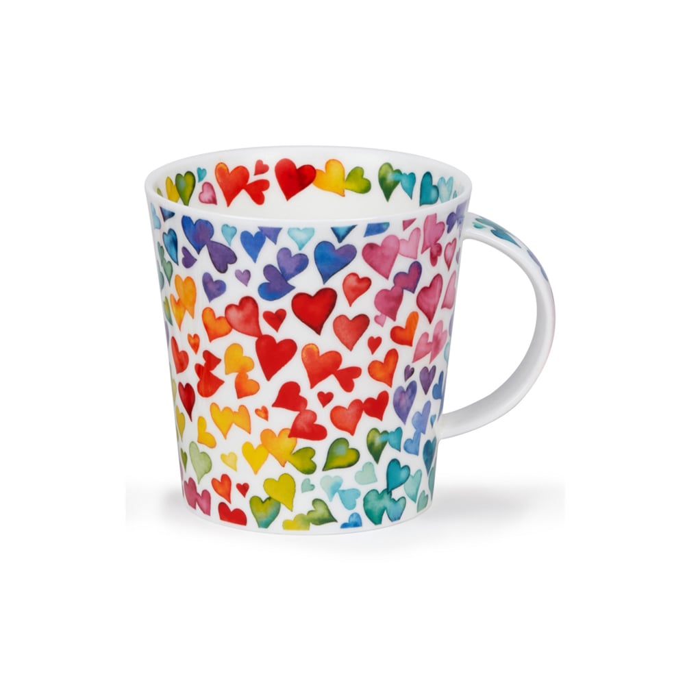 كوب بنقشة قلوب ملونة، كارنجورم، دونون