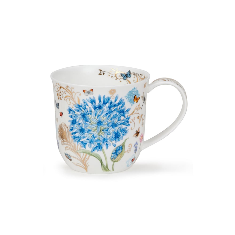 كوب بنقشة زهرة زرقاء فينتاج، كامبريه، دونون 