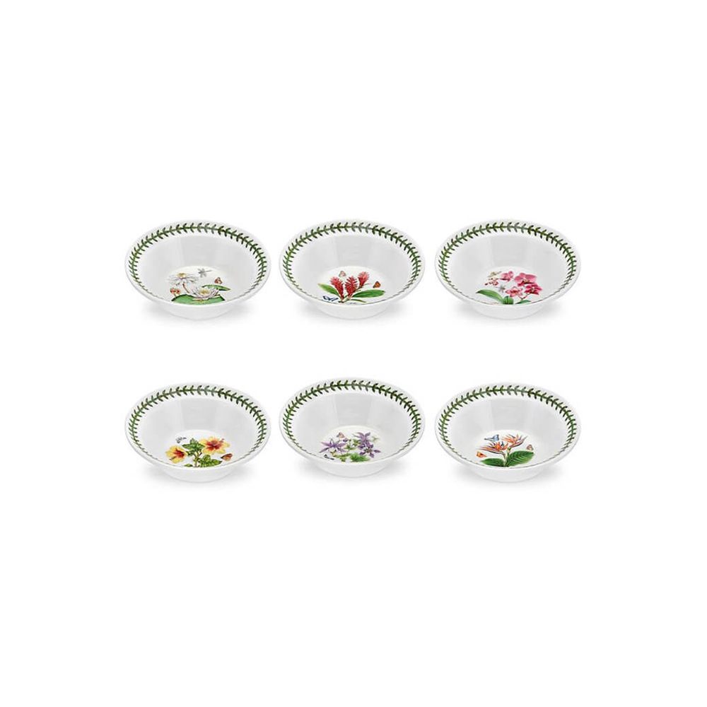 Portmeirion Exotic Botanic Garden Cereal Bowls, Set of 6  