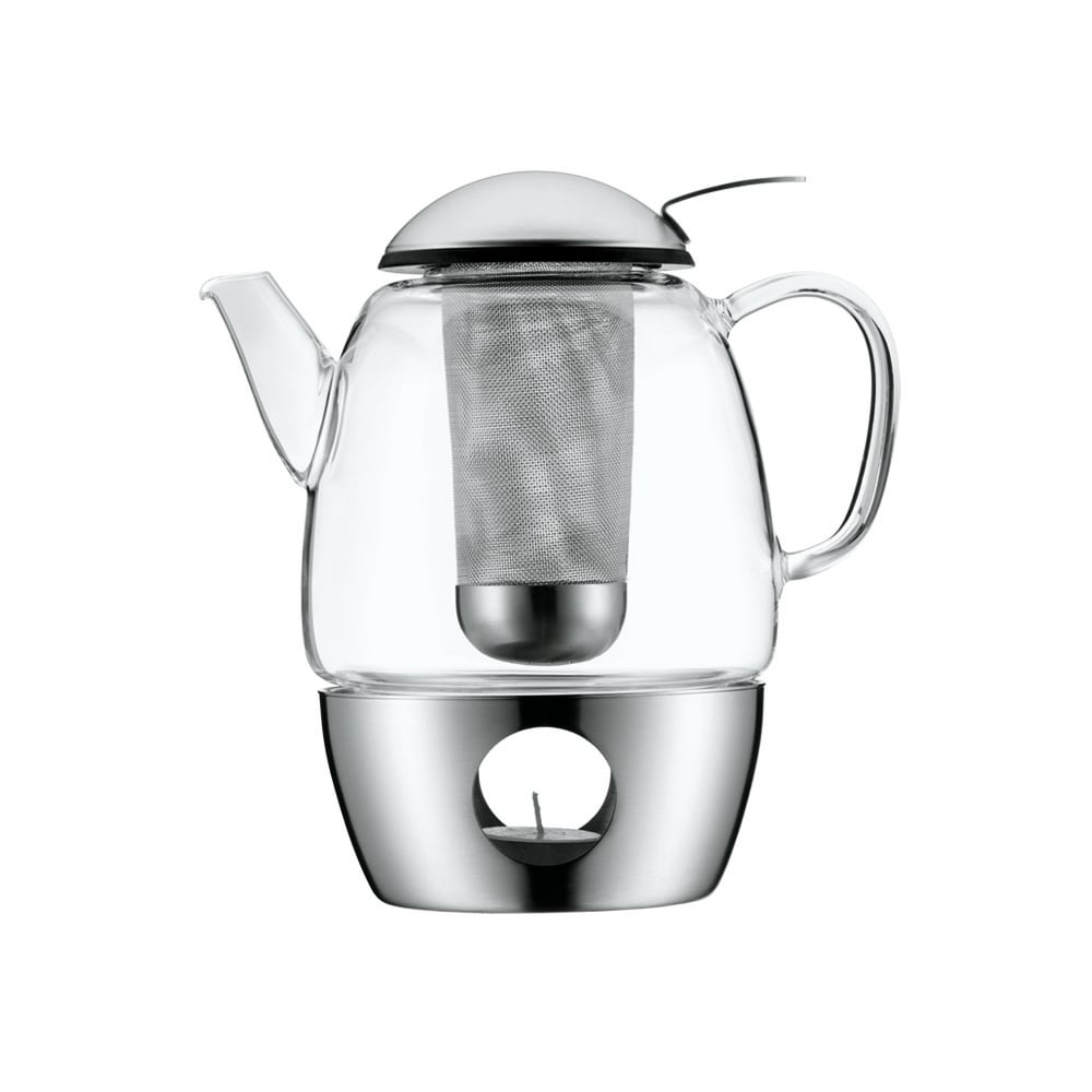 طقم إبريق شاي مع سخّان سمارتي، 1 ليتر، دبليو ام اف-WMF