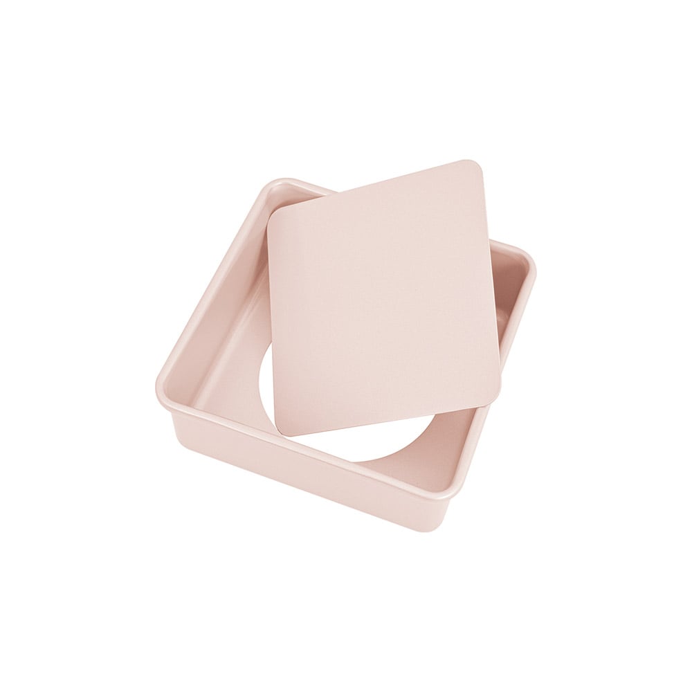 قالب كيك دائري بقاعدة متحركة، 20 سنتم، مانع للالتصاق، شيفمايد