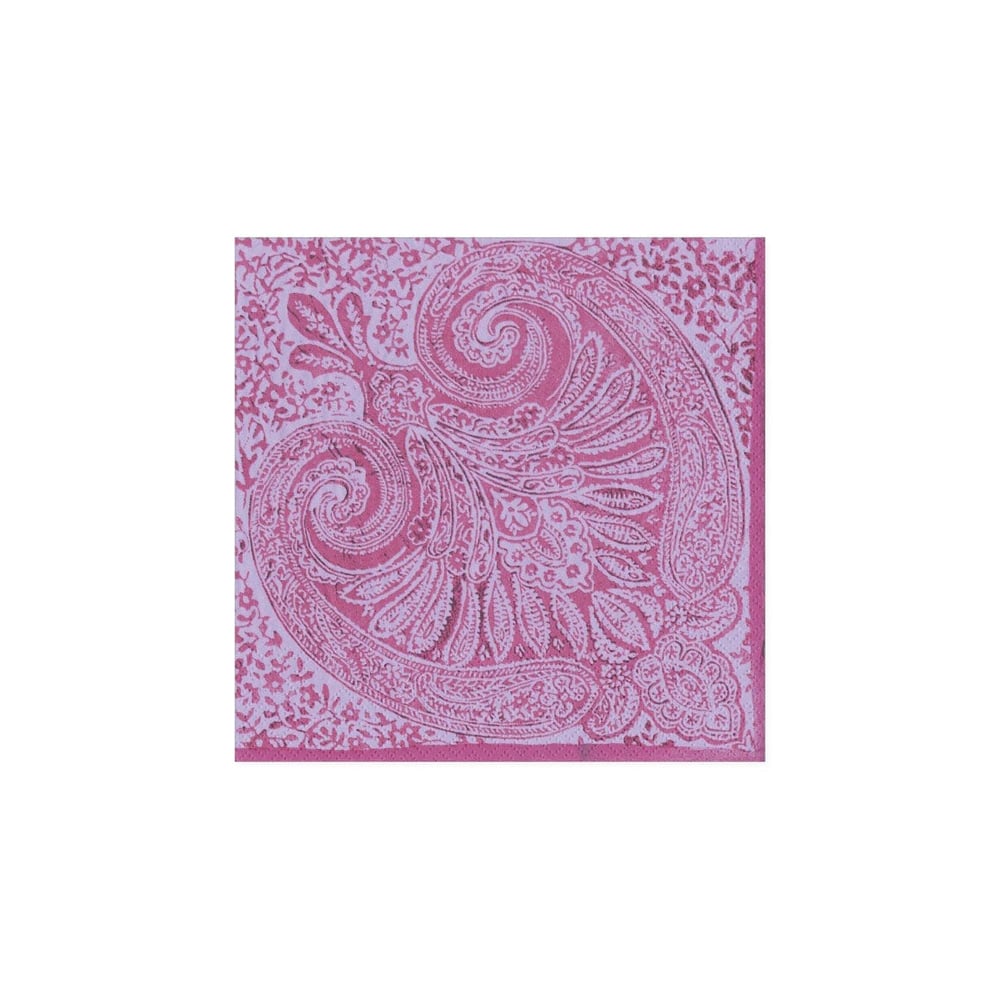 علبة 20 مناديل لانش ورقية بتصميم بيزلي ميداليون، كاسباري