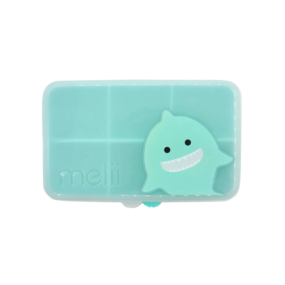 Melii Snackle Box Mini Shark, 6 Compartments