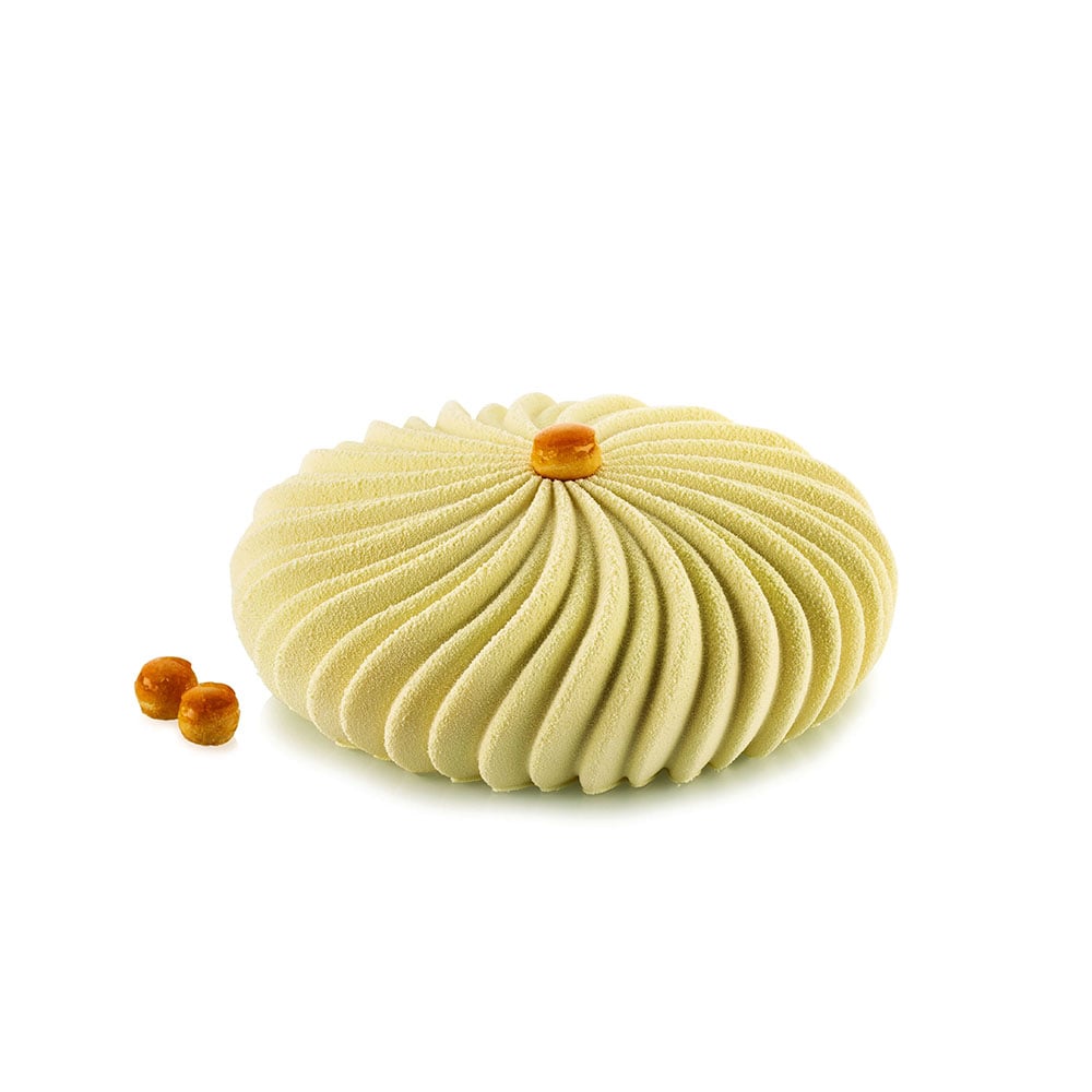 قالب كيك ثلاثي الأبعاد شكل دوامة متموجة، سيليكومارت