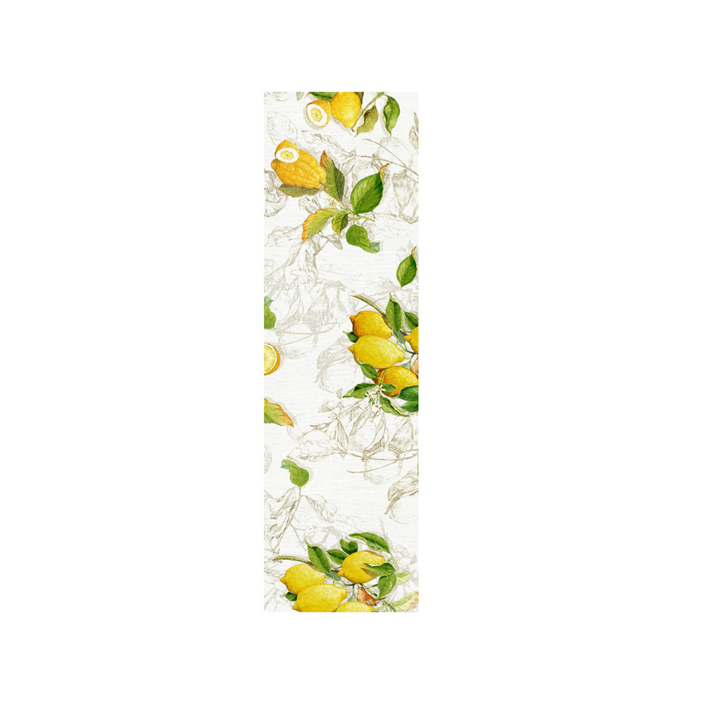 Tessitura Toscana Limoncello Table Runner, 170x45cm