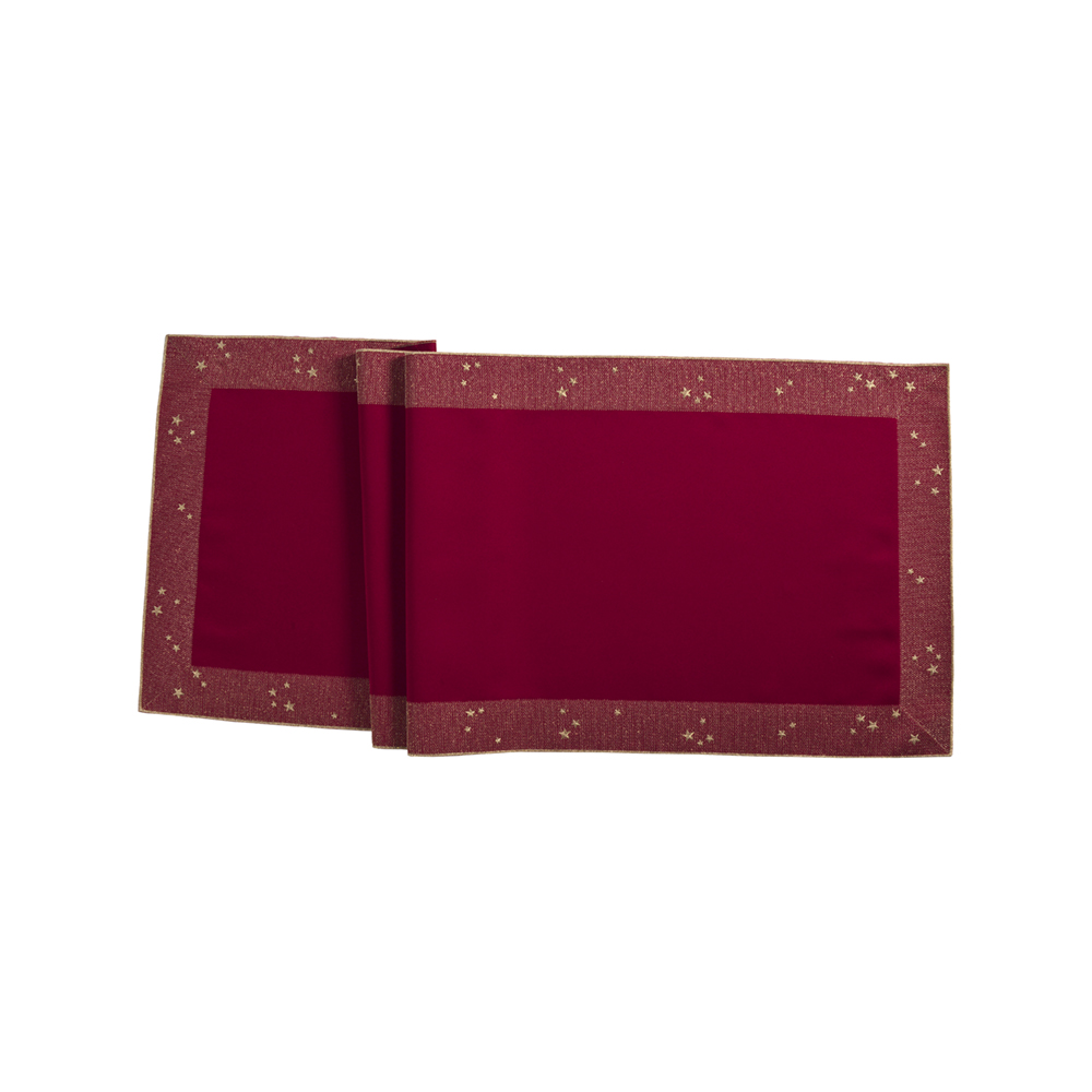Sander Starlight Runner Burgundy, 50x150cm