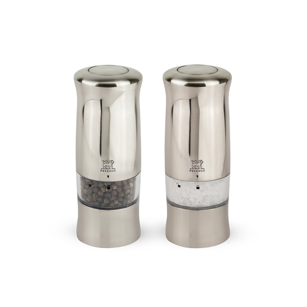 Peugeot Zirlion Zeli Electric Salt & Pepper Mills, Set of 2