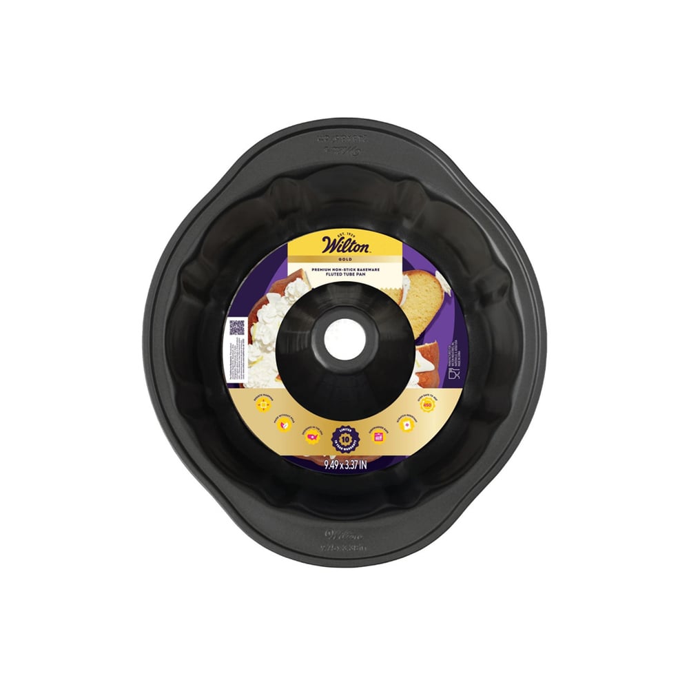 قالب كيك مانع للالتصاق بحواف متعرجة، جولد، ويلتون