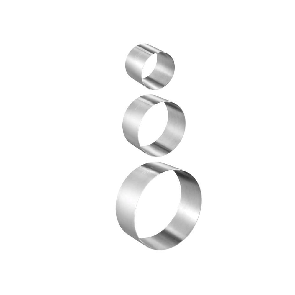 حلقة طعام دائرية، ستانلس ستيل، شيفمايد