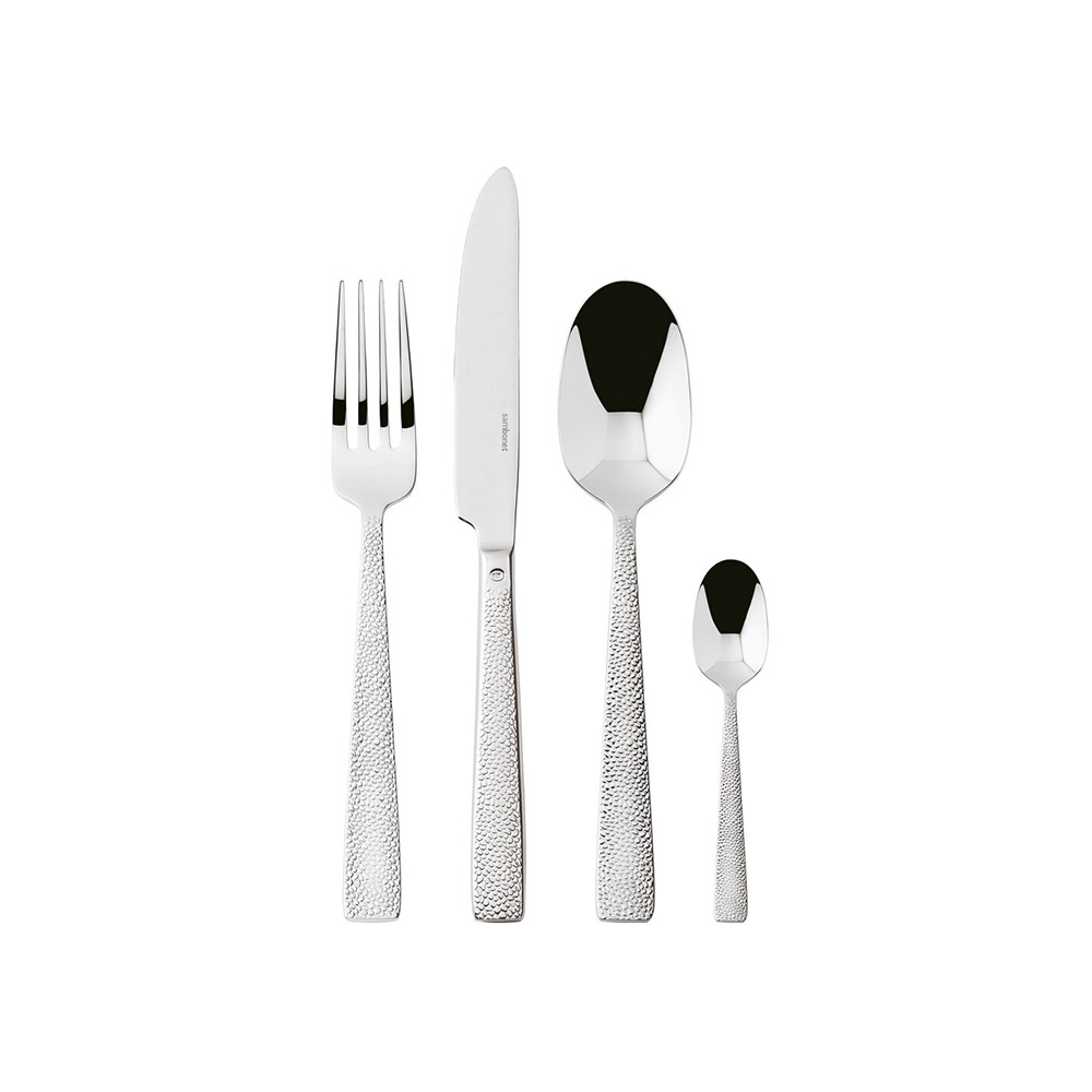 طقم 24 قطعة أدوات مائدة، سيينا، سامبونيت