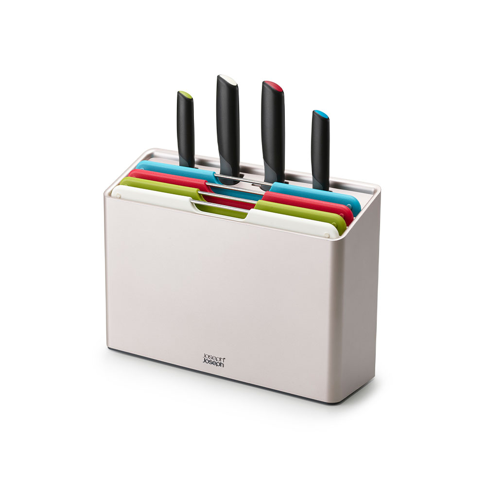 طقم 8 قطع ألواح تقطيع وسكاكين، متعدد الألوان، فوليو، جوزف جوزف