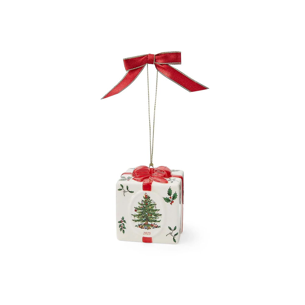 Spode Christmas Tree Gift Box Ornament