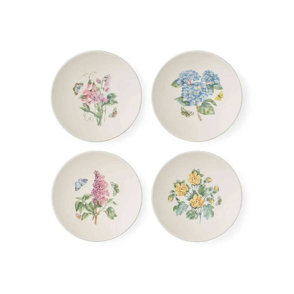 Portmeirion Botanic Garden Sketchbook Pasta Bowls, Set of 4