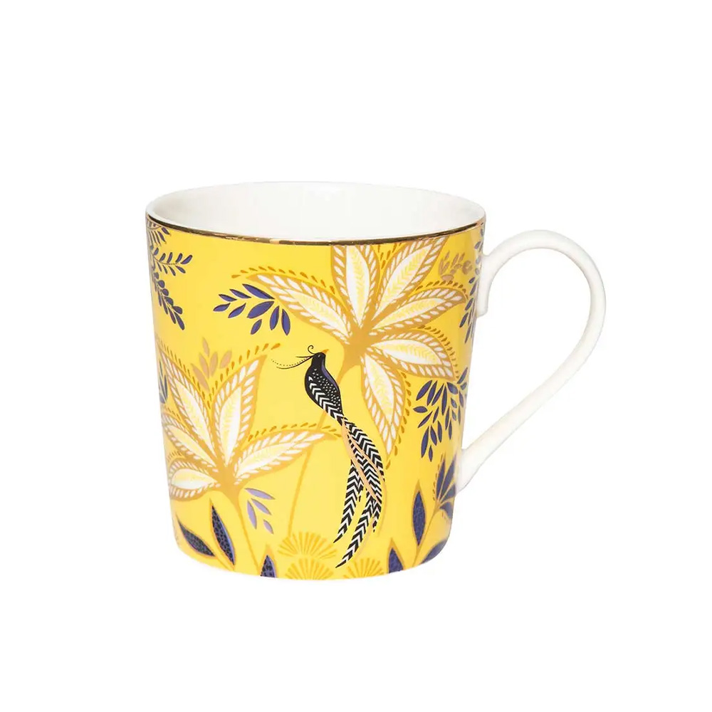 Portmeirion Sara Miller Anniversary Mug, Birds & Bloom