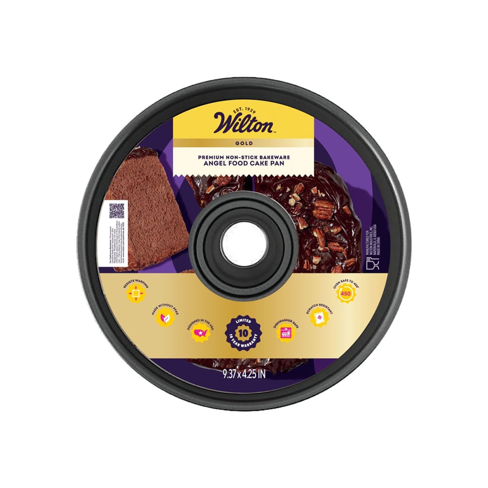 قالب كيك الملائكة مانع للالتصاق، جولد، ويلتون