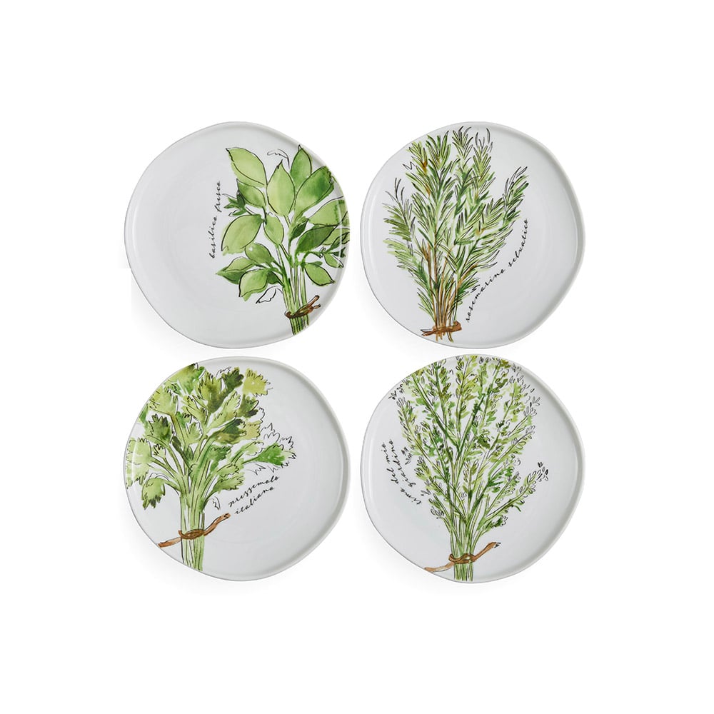 Rosanna Erbe Italiane Plates, Set of 4