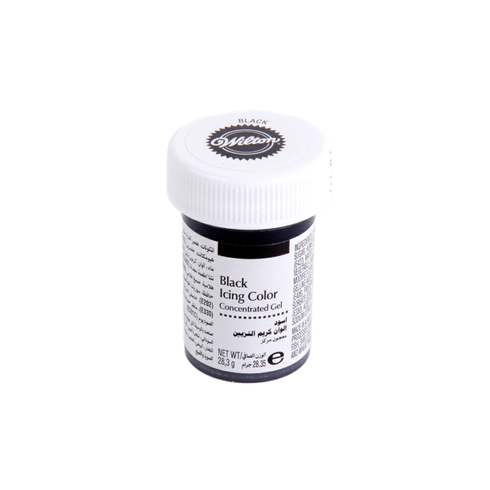 ملون كريمة تزيين، أسود، ويلتون