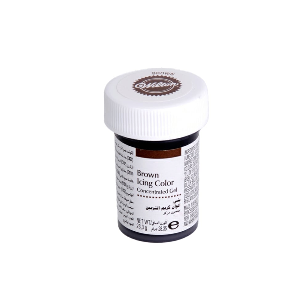 ملون كريمة تزيين، بني، ويلتون