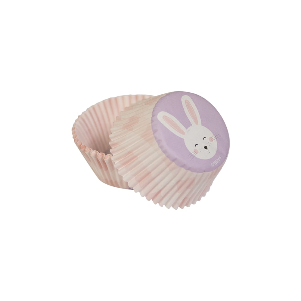 علبة 24 ورقة كب كيك نموذجية، نقشة أرنب إيستر، ويلتون