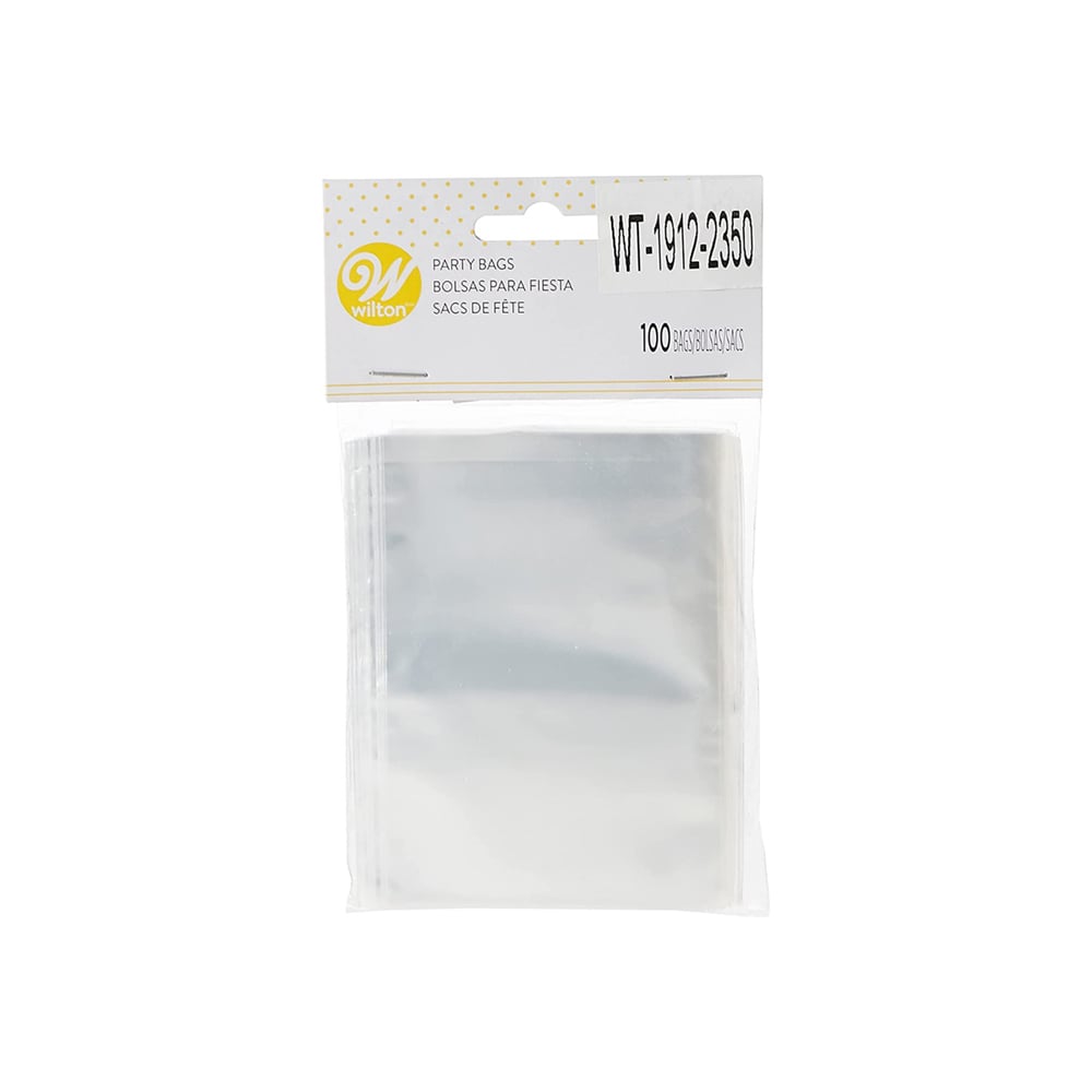 علبة 100 كيس حلى شفاف، ويلتون