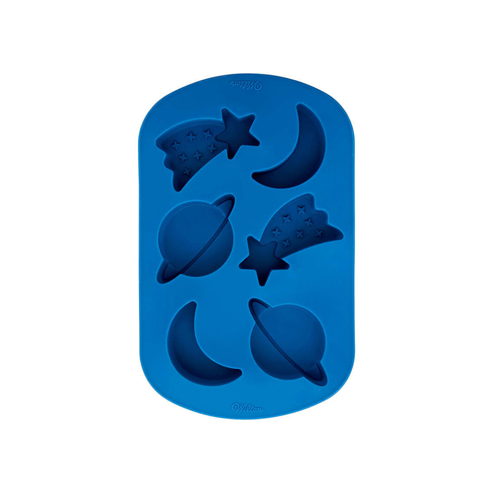 صينية حلى 6 فتحات شكل مذنب وكوكب وقمر، ويلتون