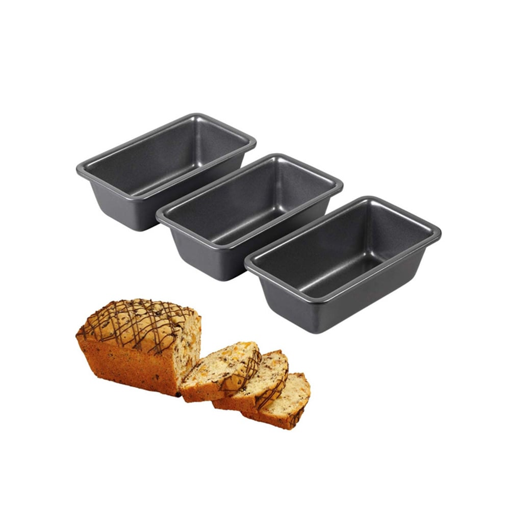 طقم 3 قوالب خبز مستطيلة وصغيرة، ويلتون-Wilton