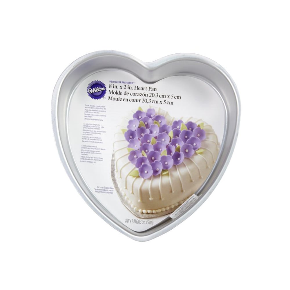 Wilton Decorator Preferred Heart Pan, 8 x 2 in.
