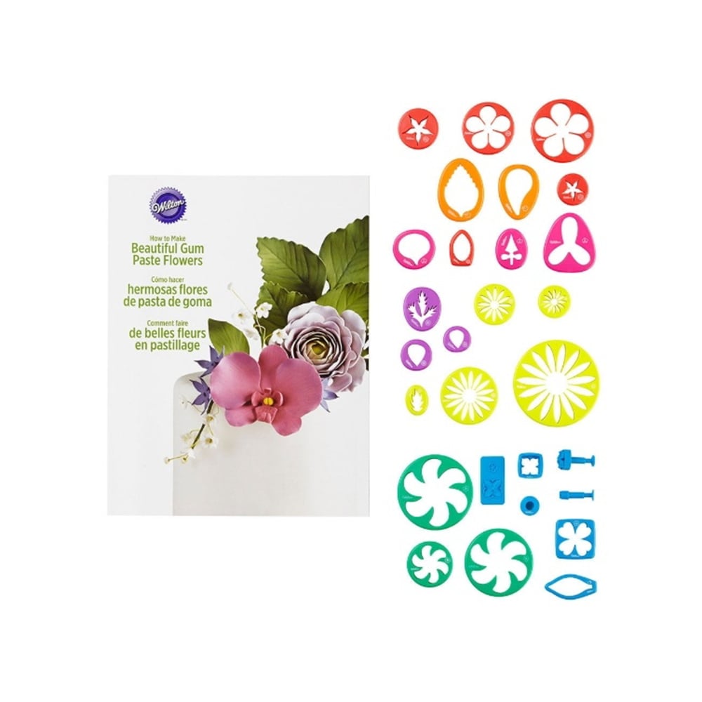 طقم 28 قطاعة عجينة سكر صلبة، ويلتون-Wilton