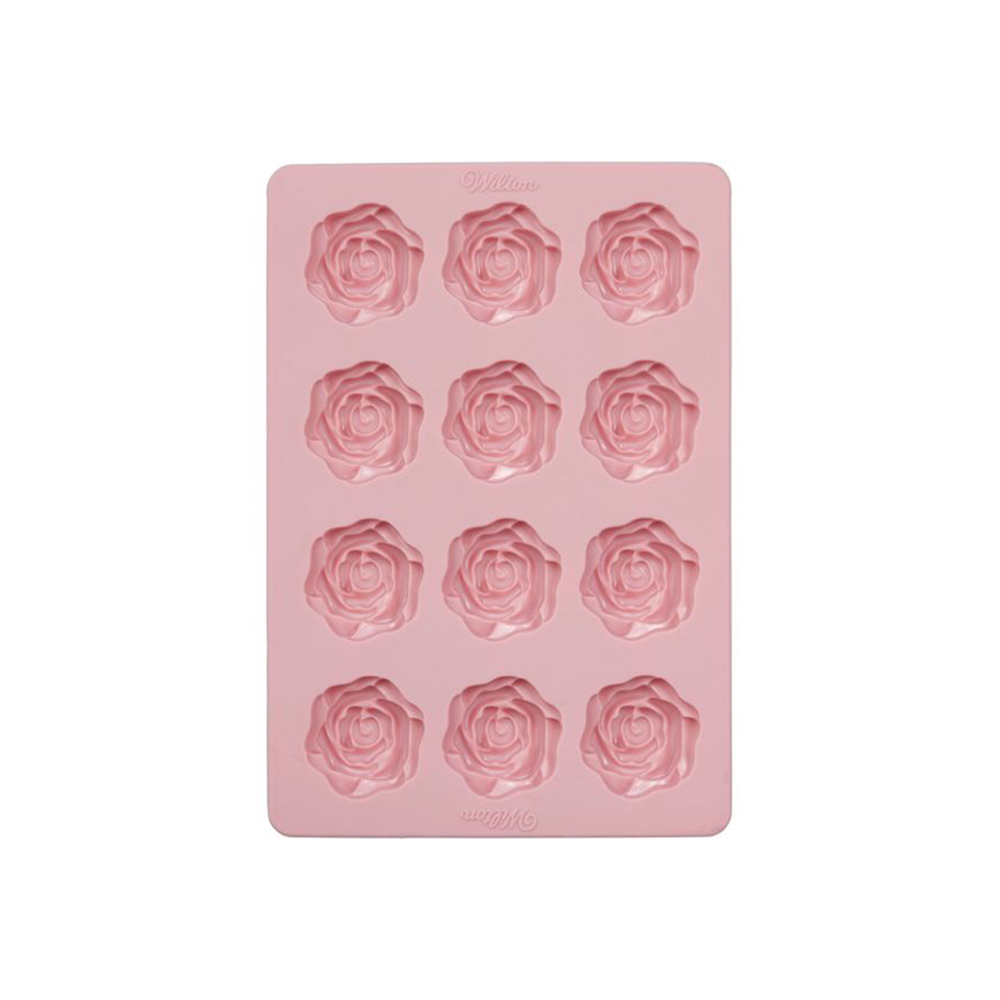 صينية حلى 12 فتحة شكل ورود، ويلتون