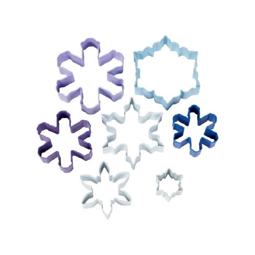 Wilton Christmas Snowflake Cookie Cutters, Set of 7