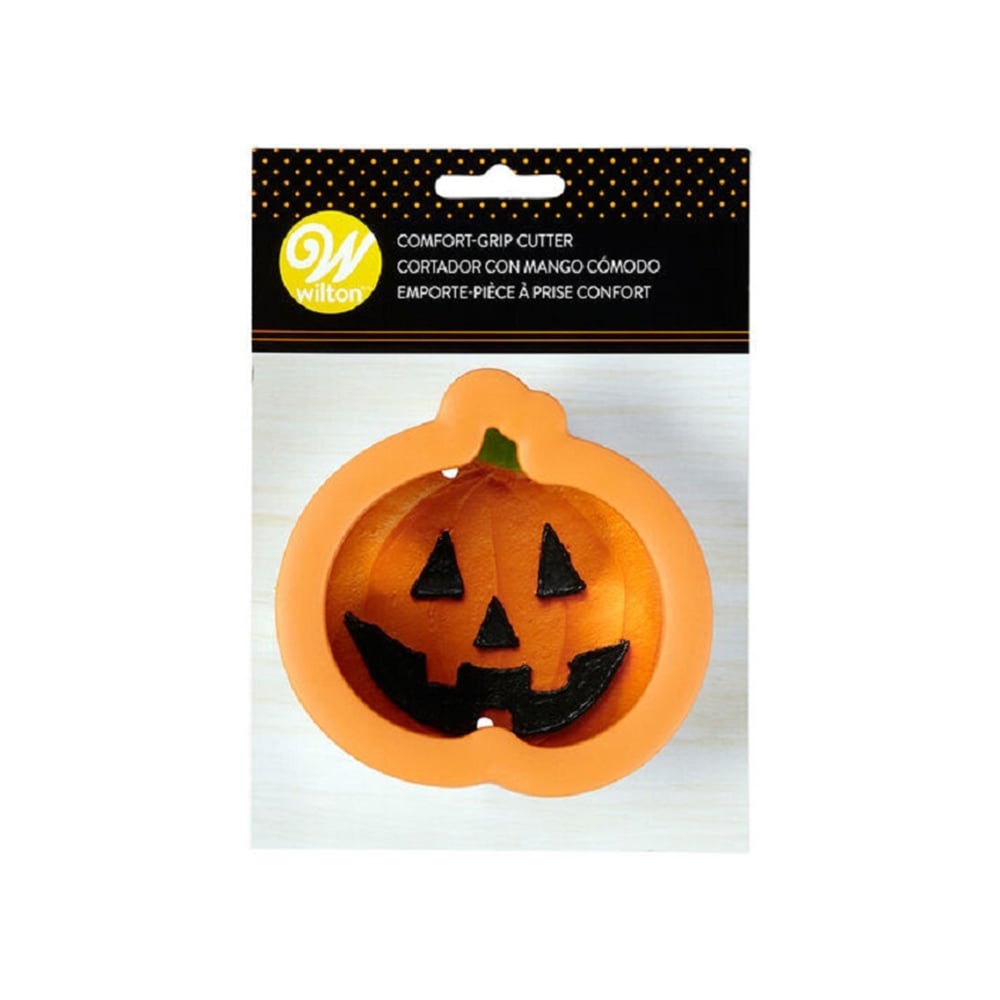 Wilton Halloween Pumpkin Comfort Grip Cookie Cutter