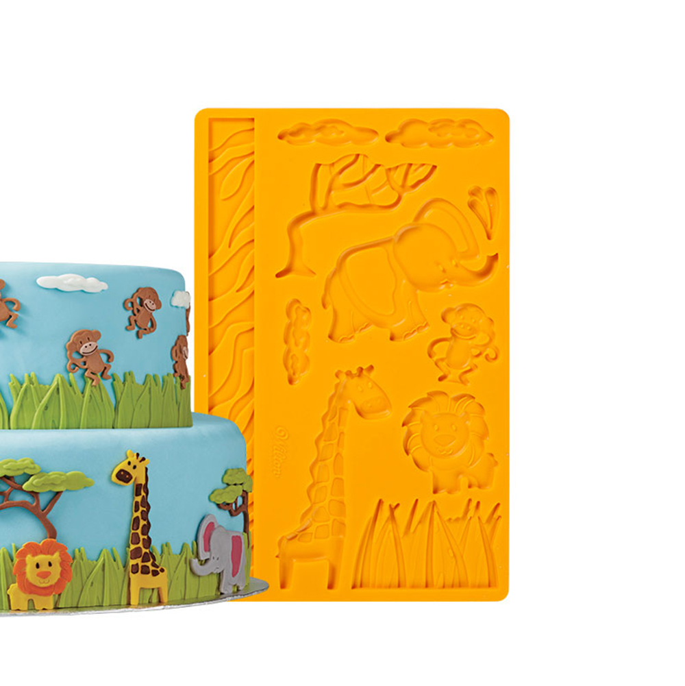 قالب لتشكيل عجينة السكر والعلكة بتصميم حيوانات، ويلتون