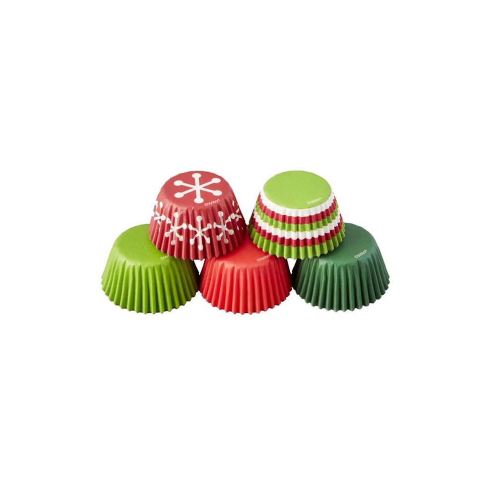 Wilton Holiday Tube Baking Cups, Mini