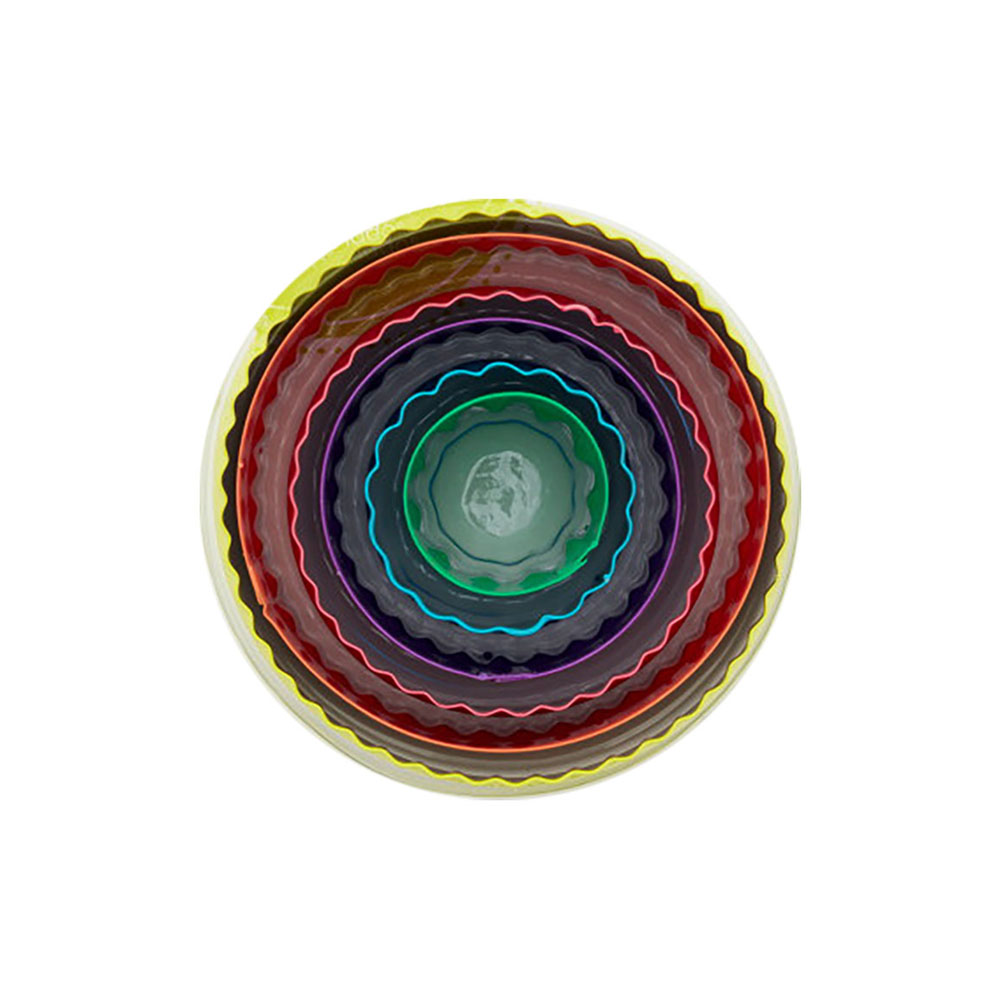 طقم 6 قطاعات فوندان مزدوجة دائرية، ويلتون