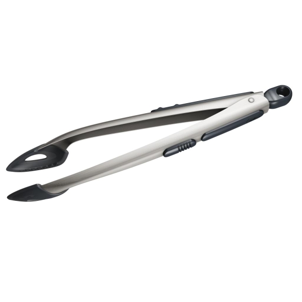 Zyliss Silicone Grey Tipped Tongs