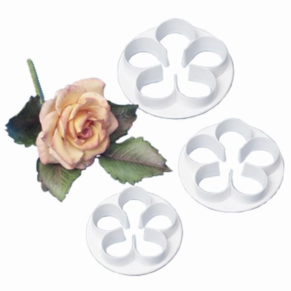 طقم 3 قطاعات بشكل زهرة من 5 بتلات، بي إم إي-PME