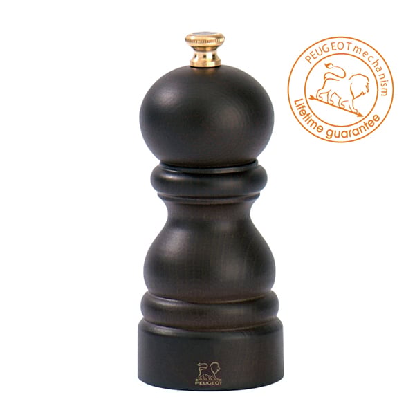 مطحنة ملح باريس خشبية، لون الشوكولاته، حجم 12 سنتم، بيجو-Peugeot