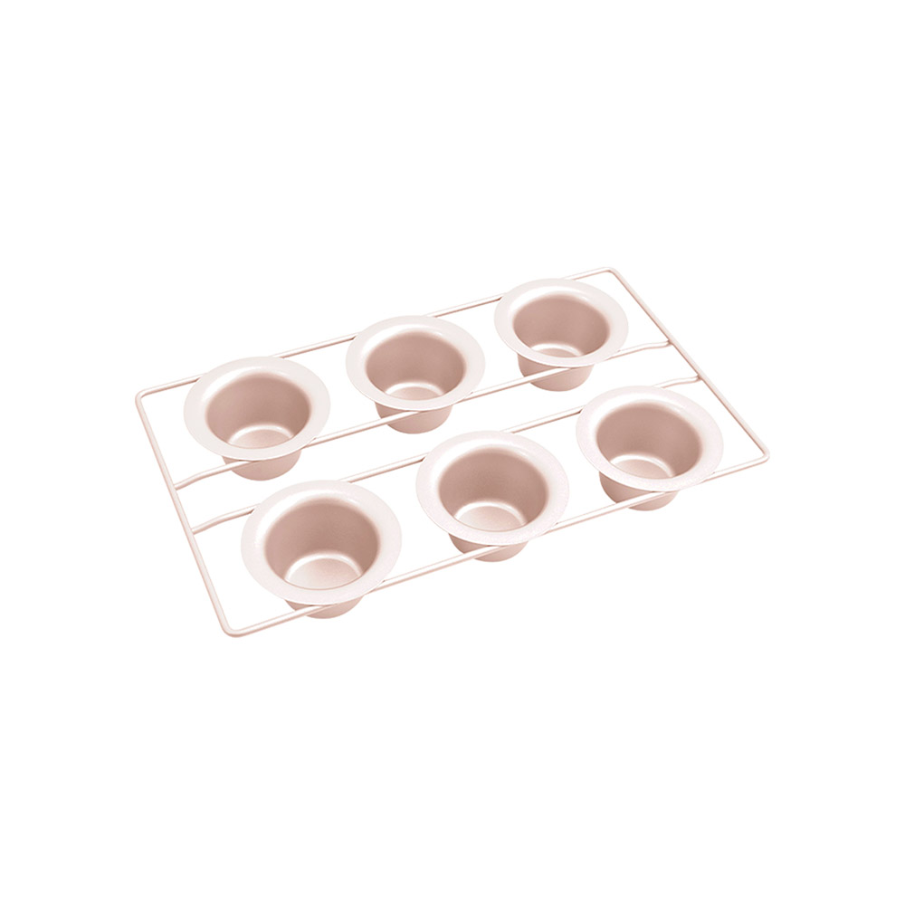 CHEFMADE Non-Stick Popover Pan, 6 Cavities