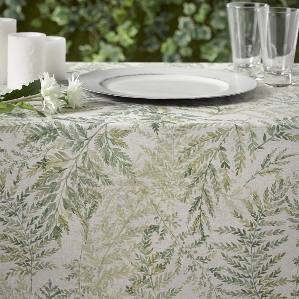 Atenas Helechos Stain Repellent Rectangular Tablecloth