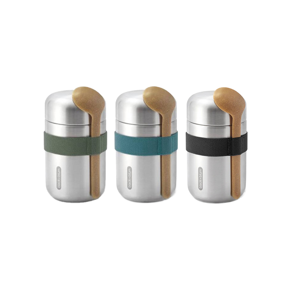 كوب طعام معزول، ستانلس ستيل، 400 ملليلتر، بلاك آند بلم