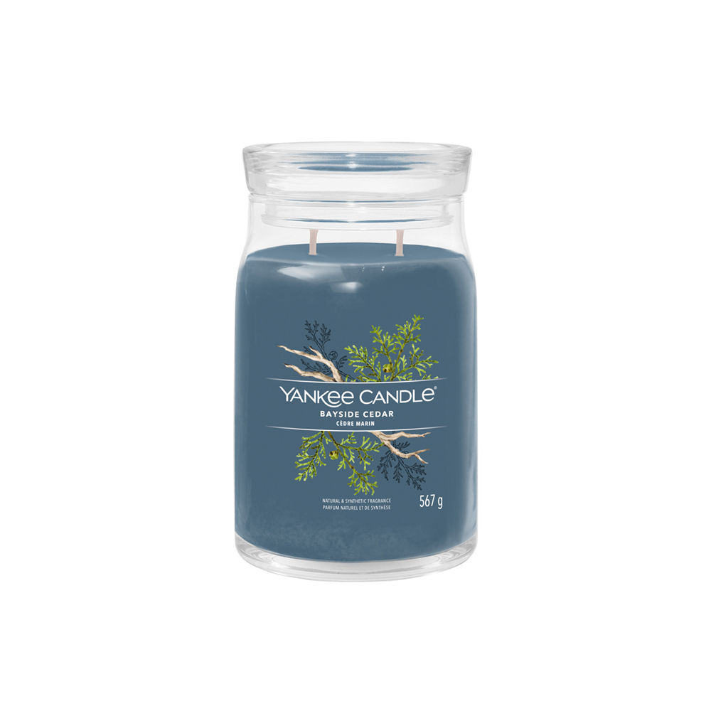 شمعة معطرة برطمان كبير بايسايد سيدار، سجنتشر، يانكي كاندل