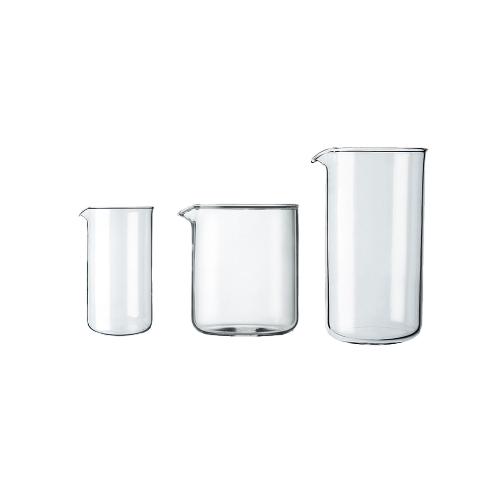 ابريق زجاجي لصانعة القهوة الفرنسية بالكبس، بودوم