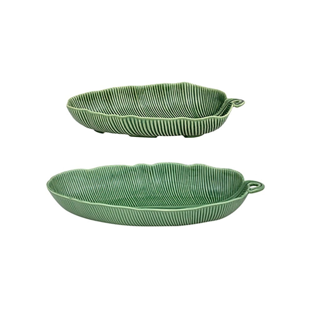 وعاء سلطة شكل ورقة شجر موز، بوردالو بينيرو 