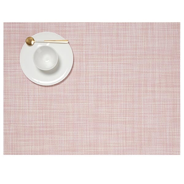 Chilewich Mini Basketweave Placemat, Blush