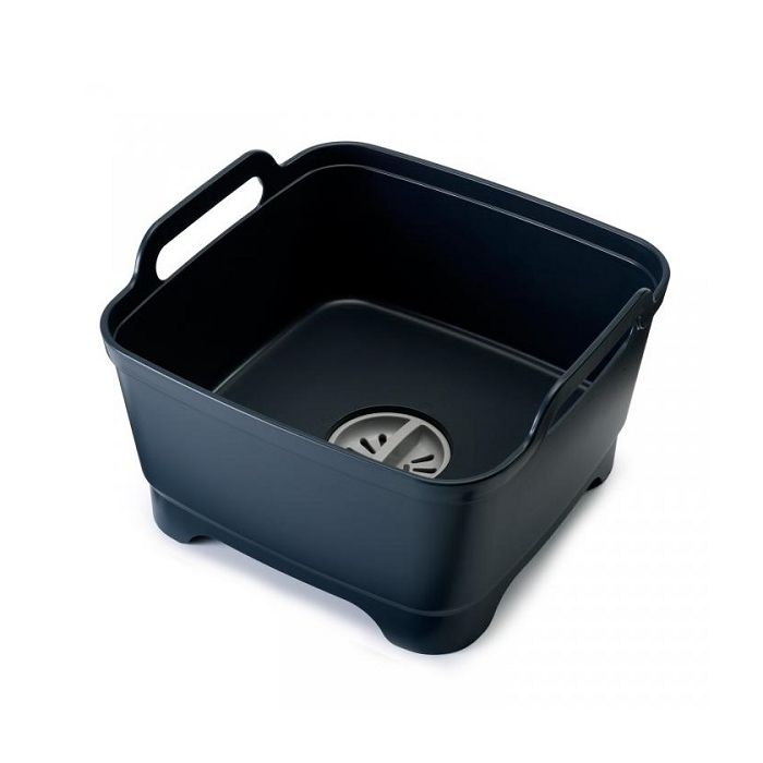 Joseph Joseph, Wash&Drain™ Grey Dishwashing Bowl With Straining Plug