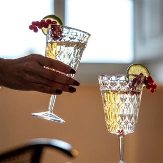 Guzzini Vanity Goblet, Clear