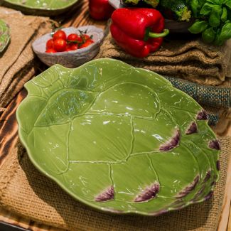 Bordallo Pinheiro Artichoke Pasta Plate 