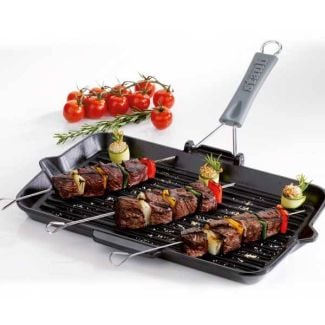 Staub Cast Iron Grill Pan with Removable Handle, Rectangular