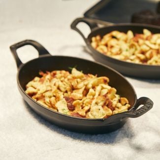 Staub Cast Iron Oval Stackable Dish, 21cm